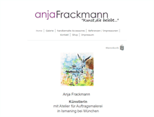 Tablet Screenshot of anja-f.de